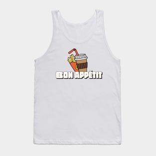 Bon appétit - Enjoy your meal French Expression France Tank Top